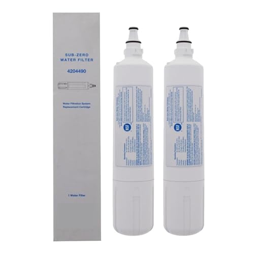 Kompatibel Mit Sub-Zero 4204490 Kühlschrank-Wasserfilter For 4290510 F1000. Passend For Einbau-, PRO48- Und Integrierte Kühlschränke. Ersetzen Sie Das Kühlschrank-Wasserfilterzubehör.(2pcs) von XCOHJOMB