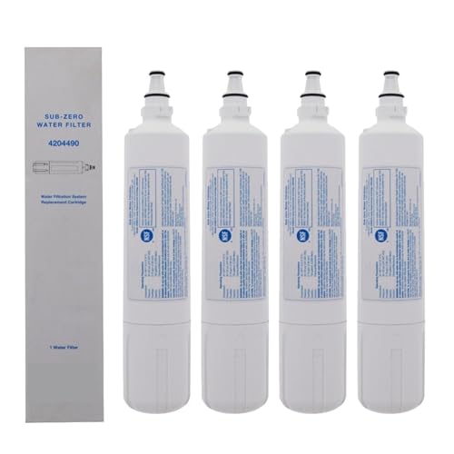 Kompatibel Mit Sub-Zero 4204490 Kühlschrank-Wasserfilter For 4290510 F1000. Passend For Einbau-, PRO48- Und Integrierte Kühlschränke. Ersetzen Sie Das Kühlschrank-Wasserfilterzubehör.(4pcs) von XCOHJOMB