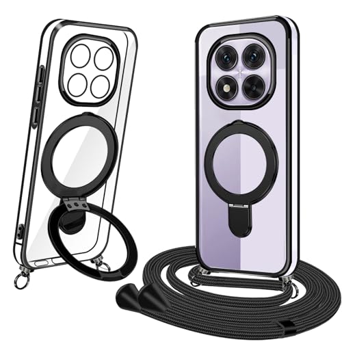 XCYYOO Handykette für Redmi Note 14 Pro 5G Hülle mit Band Transparent Transparent Silikon Handyhülle mit Kette Durchsichtig Schutzhülle zum Umhängen Stoßfeste Hüllen mit Schnur Case mit Ständer XCYYOO Handykette für Redmi Note 14 Pro 5G Hülle mit Band Transparent Transparent Silikon Handyhülle mit Kette Durchsichtig Schutzhülle zum Umhängen Stoßfeste Hüllen mit Schnur Case mit Ständer von XCYYOO