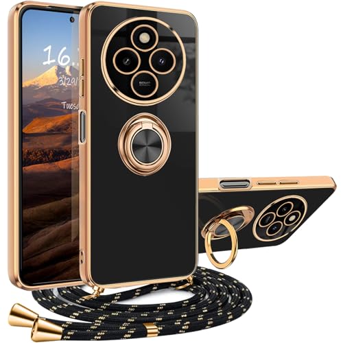 XCYYOO Handykette für Hülle Redmi 14C mit Band Handyhülle mit Kette Galvanisierte Kratzfest Schutzhülle zum umhängen Hüllen mit Abnehmbar Kordel Silikon Stoßfest Case mit Ring Ständer,Schwarz XCYYOO Handykette für Hülle Redmi 14C mit Band Handyhülle mit Kette Galvanisierte Kratzfest Schutzhülle zum umhängen Hüllen mit Abnehmbar Kordel Silikon Stoßfest Case mit Ring Ständer,Schwarz von XCYYOO