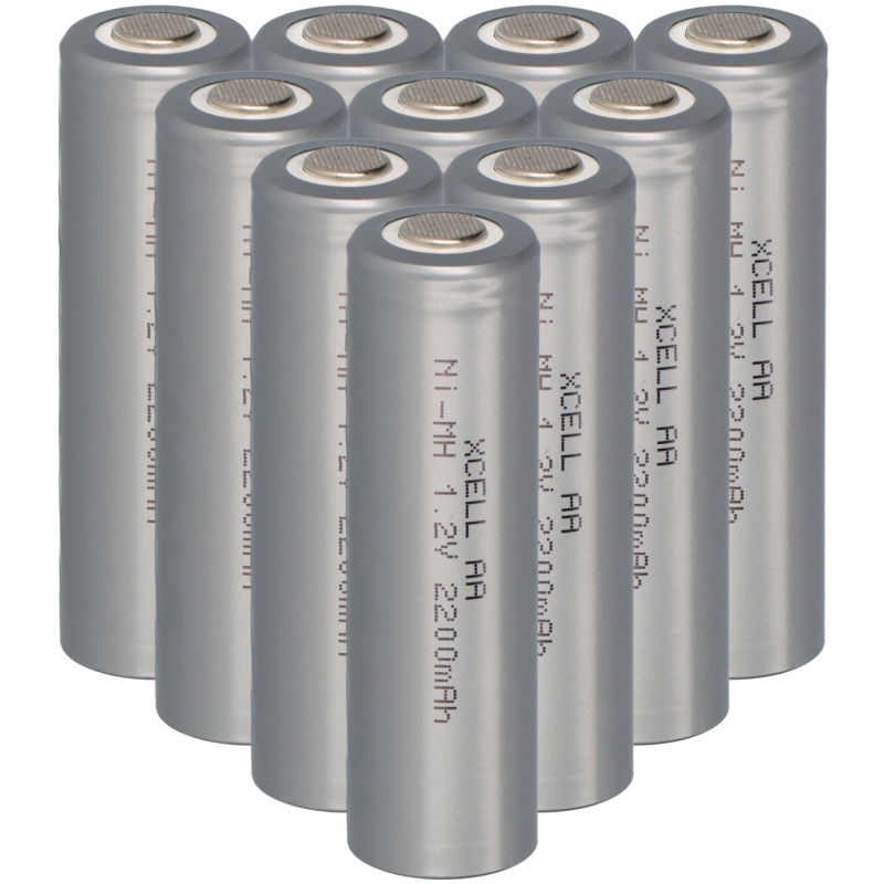 10x XCell Akku Mignon AA 1,2V / 2200mAh X2200AAI 10x XCell Akku Mignon AA 1,2V / 2200mAh X2200AAI von XCell