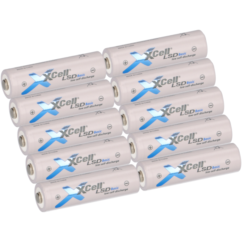 10x XCell Mignon AA Akku LSD Basic Ni-MH 1,2V 2100mAh 10x XCell Mignon AA Akku LSD Basic Ni-MH 1,2V 2100mAh von XCell