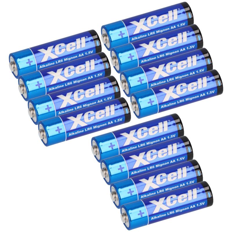 12x XCell 3x 4er Folie AA LR6 Mignon Super Alkaline Batterie 12x XCell 3x 4er Folie AA LR6 Mignon Super Alkaline Batterie von XCell