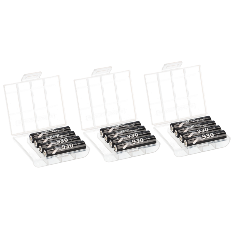 12x XCell Micro Akku LSD Plus Ni-MH 1,2V 930 mAh low self-discharge AAA + 3x 4er Box 12x XCell Micro Akku LSD Plus Ni-MH 1,2V 930 mAh low self-discharge AAA + 3x 4er Box von XCell