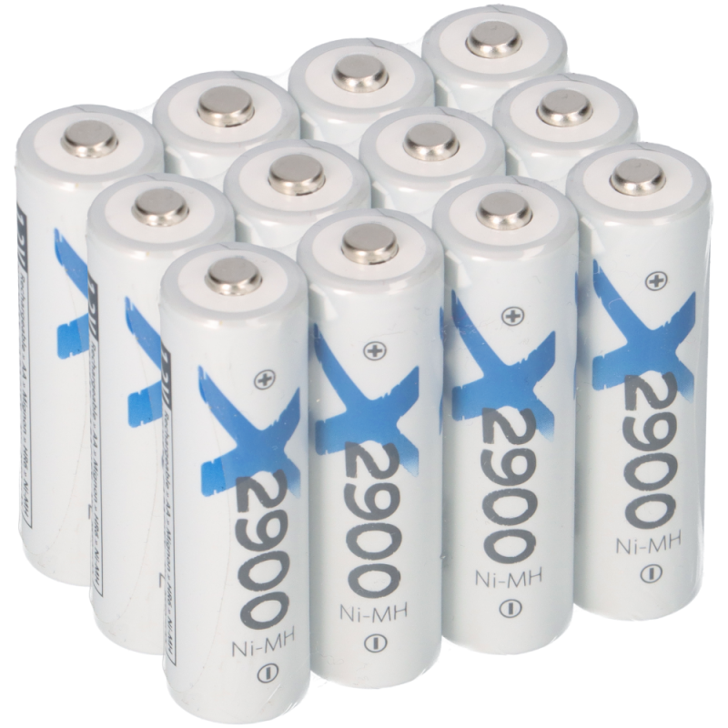 12x XCell Mignon AA Akku Ni-MH 1,2V 2900mAh 12x XCell Mignon AA Akku Ni-MH 1,2V 2900mAh von XCell