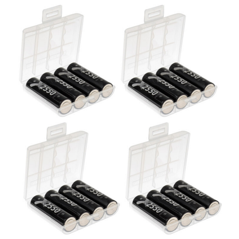16x XCell Mignon Akku AA LSD Plus Ni-MH 1,2V 2550 mAh low self-discharge + 4x Akkubox 16x XCell Mignon Akku AA LSD Plus Ni-MH 1,2V 2550 mAh low self-discharge + 4x Akkubox von XCell