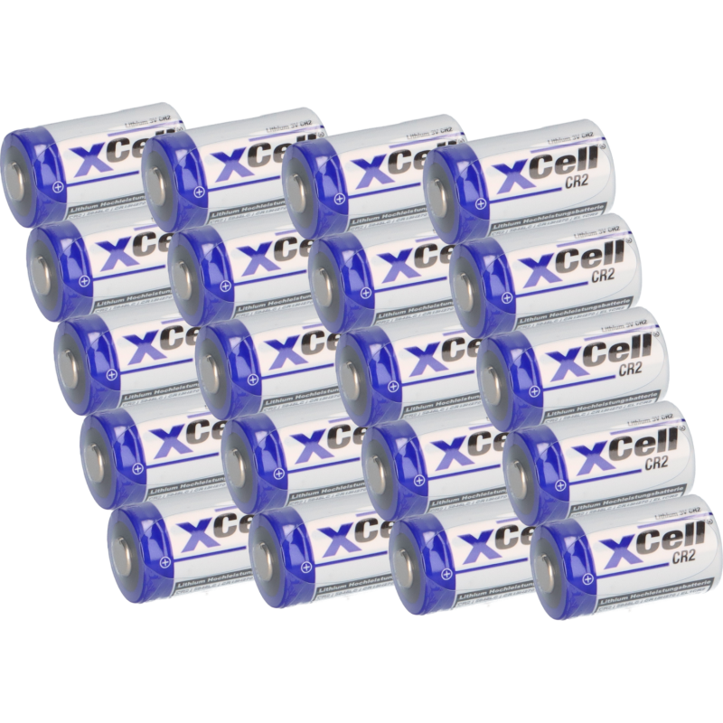 20x XCell Batterie CR2 Lithium 3V 850mAh CR15H CR15H270 CR17355 DLCR2 CR15H270 20x XCell Batterie CR2 Lithium 3V 850mAh CR15H CR15H270 CR17355 DLCR2 CR15H270 von XCell
