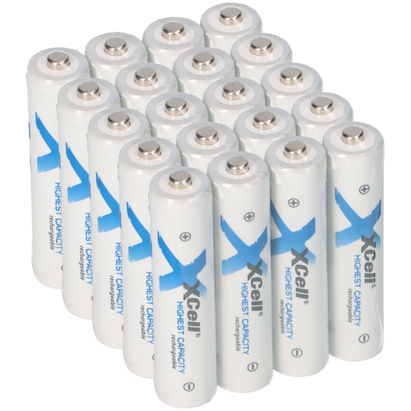 20x XCell Micro AAA Akku Ni-MH 1,2V 1150mAh 20x XCell Micro AAA Akku Ni-MH 1,2V 1150mAh von XCell