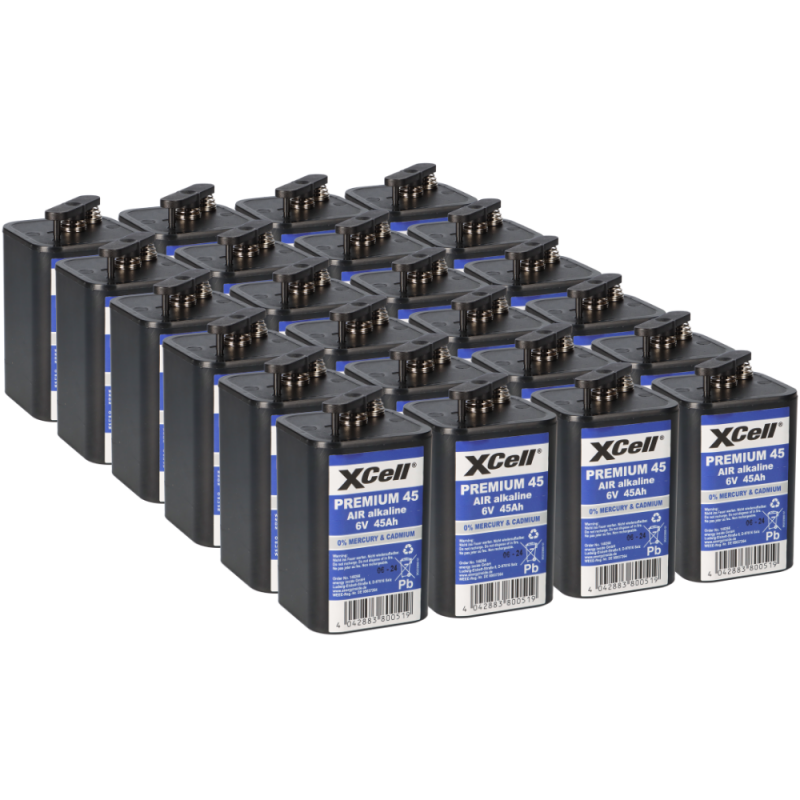 24x 4R25 XCell Premium 45 Blockbatterie 6V 45Ah für Baustellenlampe 24x 4R25 XCell Premium 45 Blockbatterie 6V 45Ah für Baustellenlampe von XCell