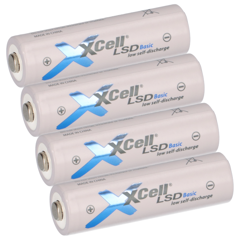 4x XCell Mignon AA Akku LSD Basic Ni-MH 1,2V 2100mAh 4x XCell Mignon AA Akku LSD Basic Ni-MH 1,2V 2100mAh von XCell