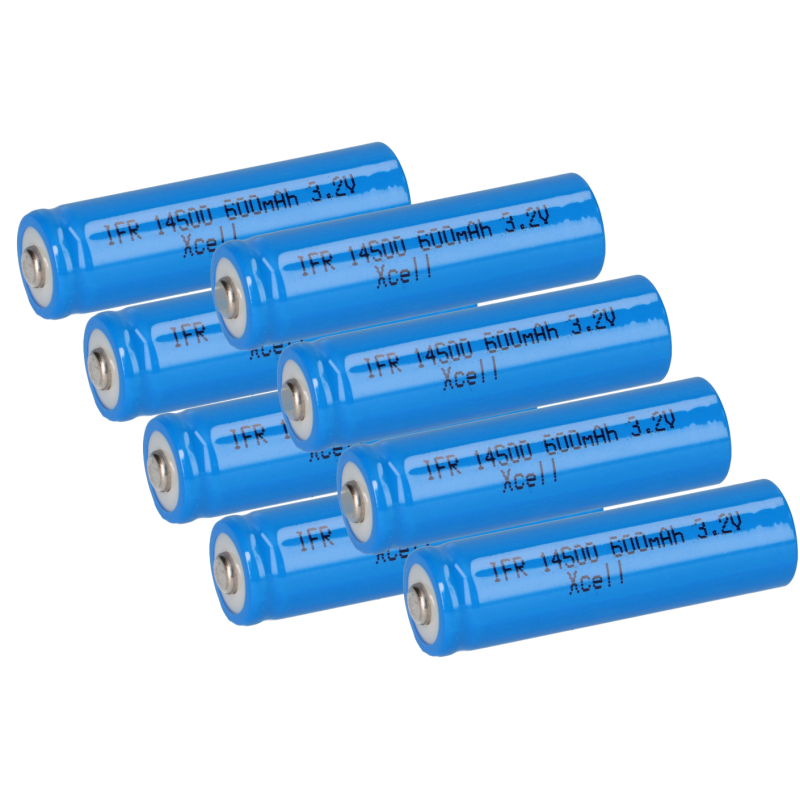 8x XCell IFR 14500 AA Solar Akku LiFePO4 3,2V 600mAh 8x XCell IFR 14500 AA Solar Akku LiFePO4 3,2V 600mAh von XCell