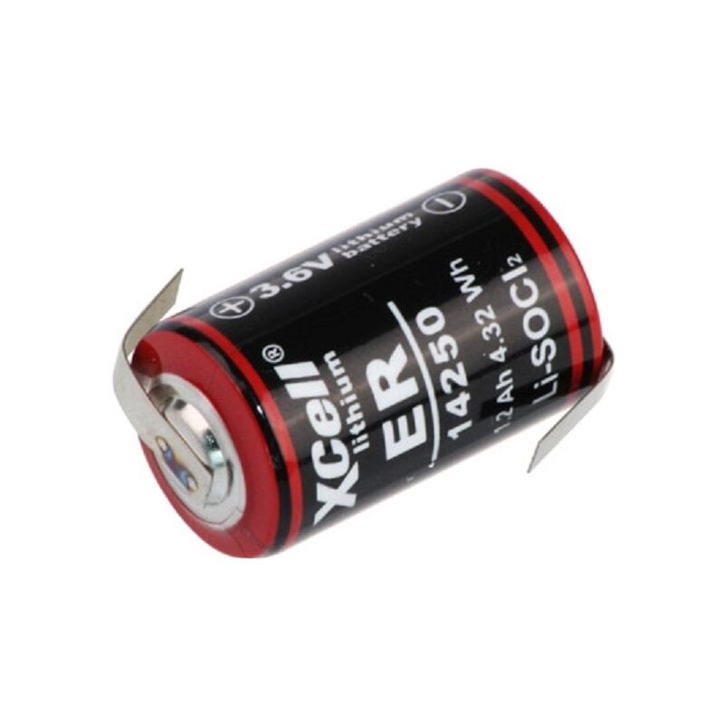 Kraftmax Lithium 3,6V Batterie LS14250 1/2 AA - Zelle LF Z-Form von XCell
