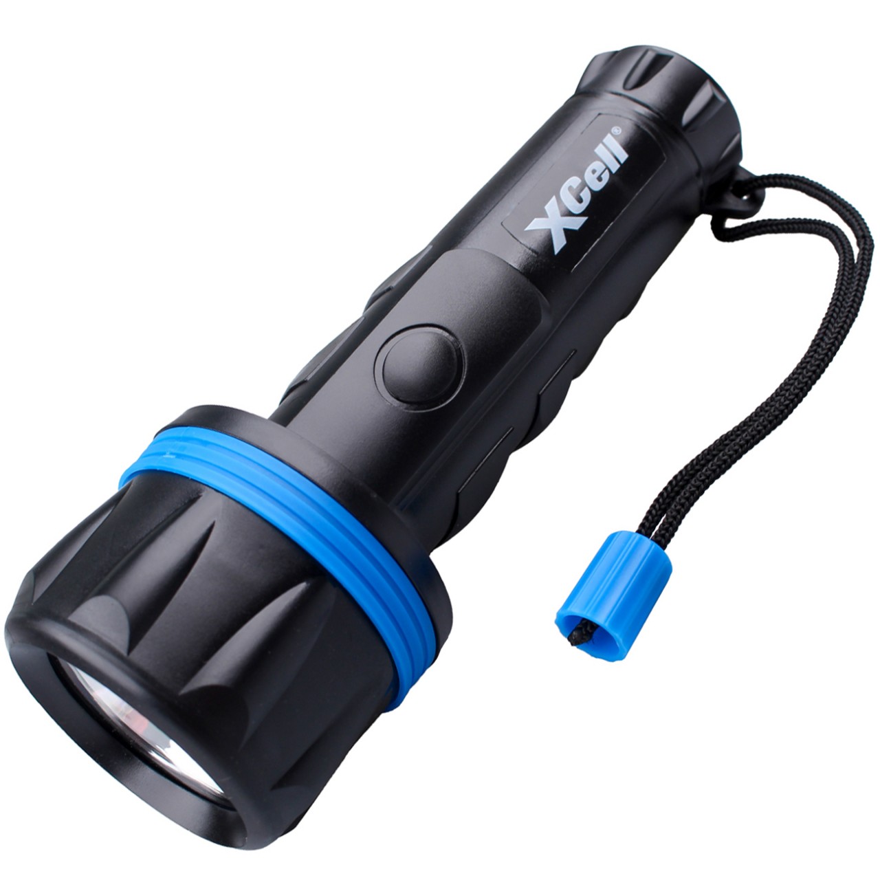 LED-Taschenlampe Rubber 2D robust, stoßfest, für 2x D Mono LR20 Batterien LED-Taschenlampe Rubber 2D robust, stoßfest, für 2x D Mono LR20 Batterien von XCell