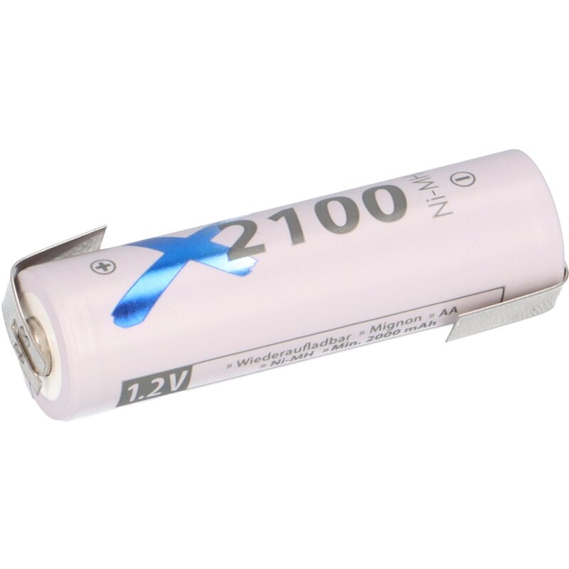 Mignon AA Akku LSD Basic Ni-MH 1,2V 2100mAh Z Lötfahne von XCell