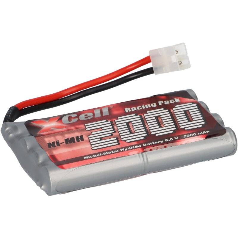 Racing RC-Pack 9,6V 2000mAh L4x2 Tamiya-Stecker Racing Akkupack von XCell