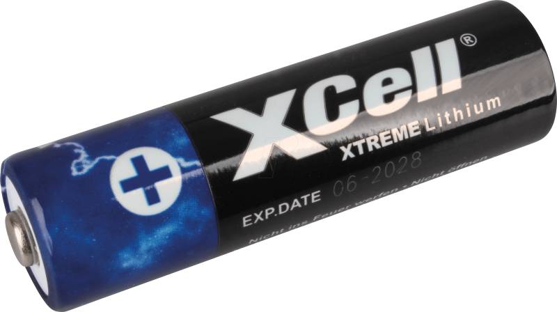 XCELL LI 4XAA - Lithium Batterie, AA (Mignon), 3000 mAh, 4er-Pack von XCell