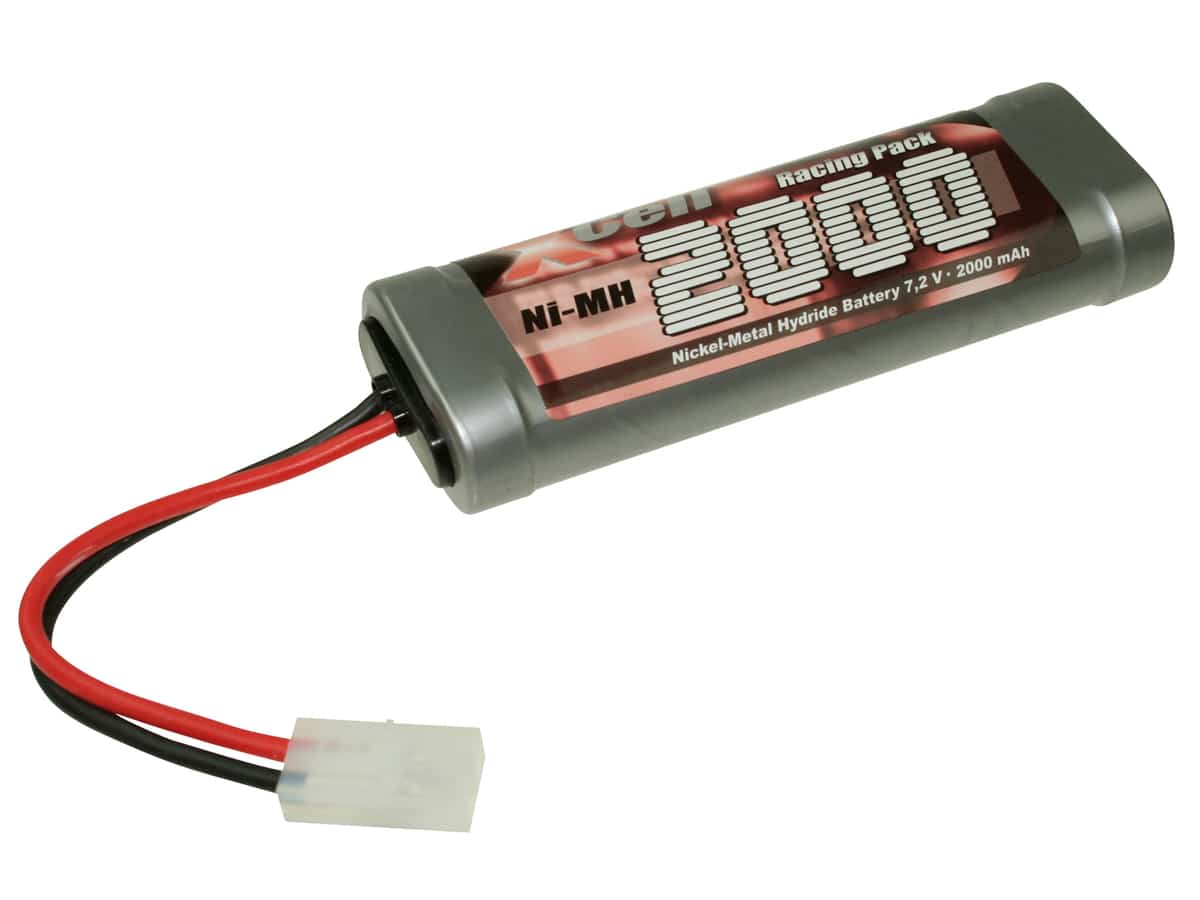 XCELL Ni-MH Akku 114360 RC-Pack, 7,2 V, 2000mAh, L2x3 von XCell