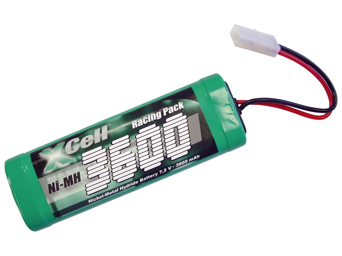 XCELL Ni-MH Akku 117549 RC-Pack, 7,2 V, 3600mAh, L2x3 von XCell