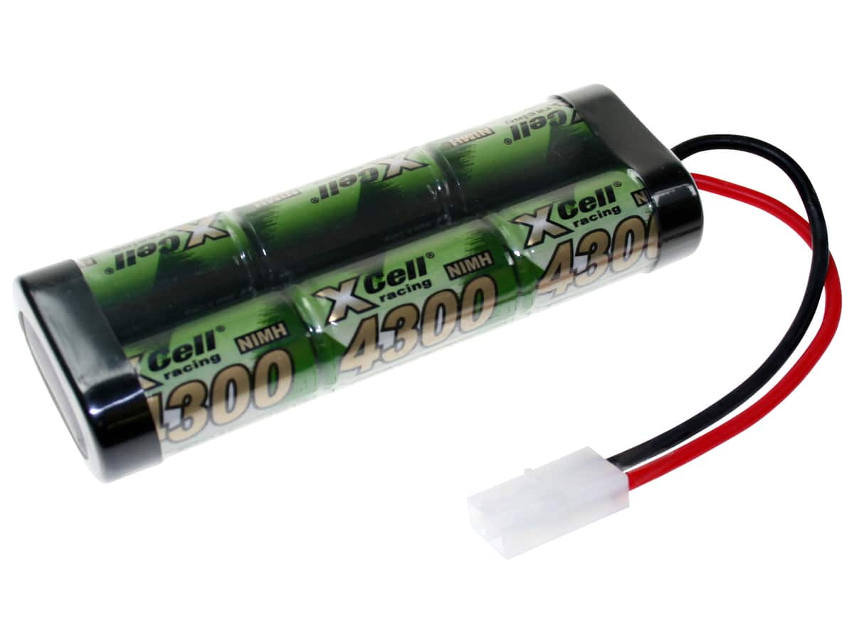 XCELL Ni-MH Akku 124170 RC-Pack, 7,2 V, 4300mAh, L2x3 von XCell