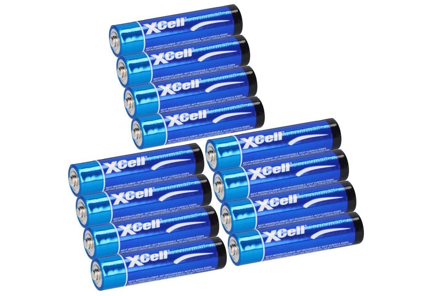 XCell 12x XCell LR03 Micro Super Alkaline Batterie AAA 3x 4er Folie Batterie XCell 12x XCell LR03 Micro Super Alkaline Batterie AAA 3x 4er Folie Batterie von XCell