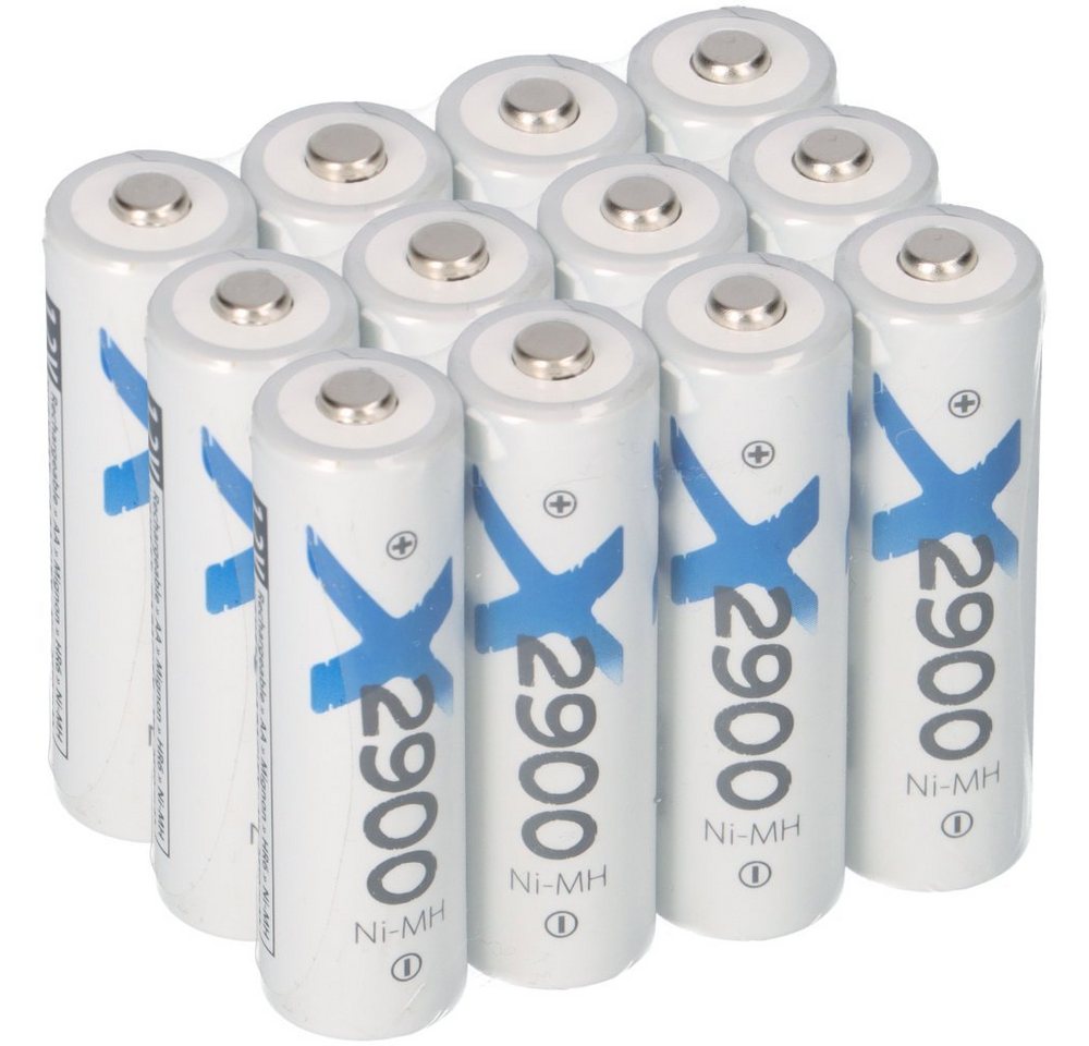 XCell 12x XCell Mignon AA Akku Ni-MH 1,2V 2900mAh Akku XCell 12x XCell Mignon AA Akku Ni-MH 1,2V 2900mAh Akku von XCell