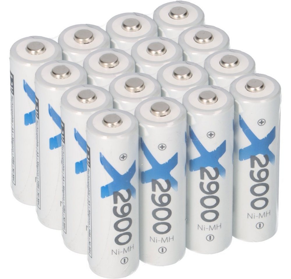 XCell 16x XCell Mignon AA Akku Ni-MH 1,2V 2900mAh Akku XCell 16x XCell Mignon AA Akku Ni-MH 1,2V 2900mAh Akku von XCell