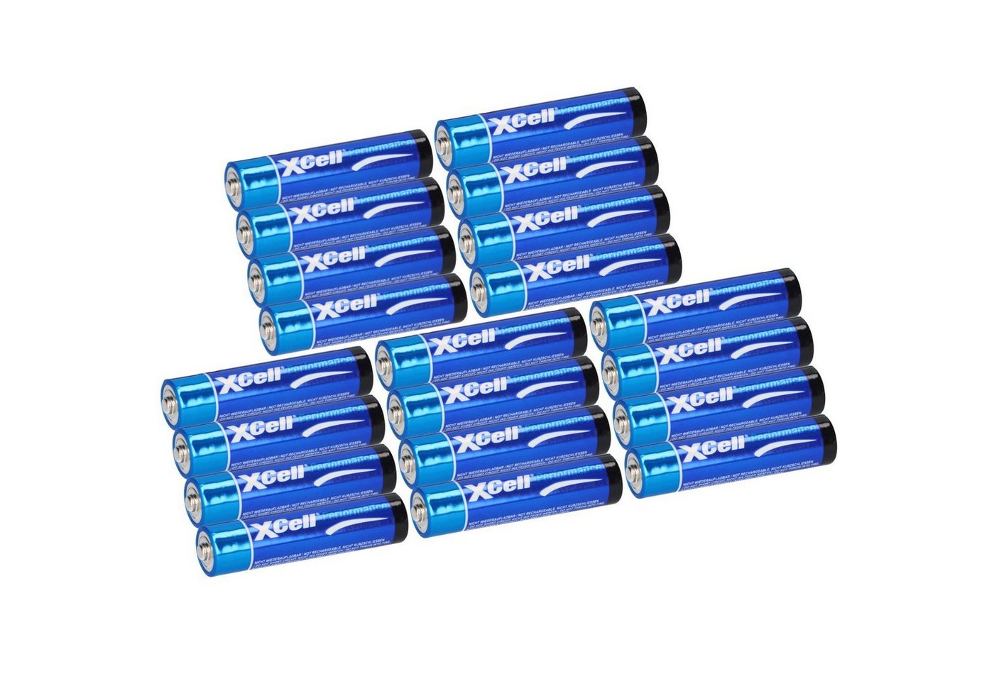 XCell 20x XCell LR03 Micro Super Alkaline Batterie AAA 5x 4er Folie Batterie XCell 20x XCell LR03 Micro Super Alkaline Batterie AAA 5x 4er Folie Batterie von XCell