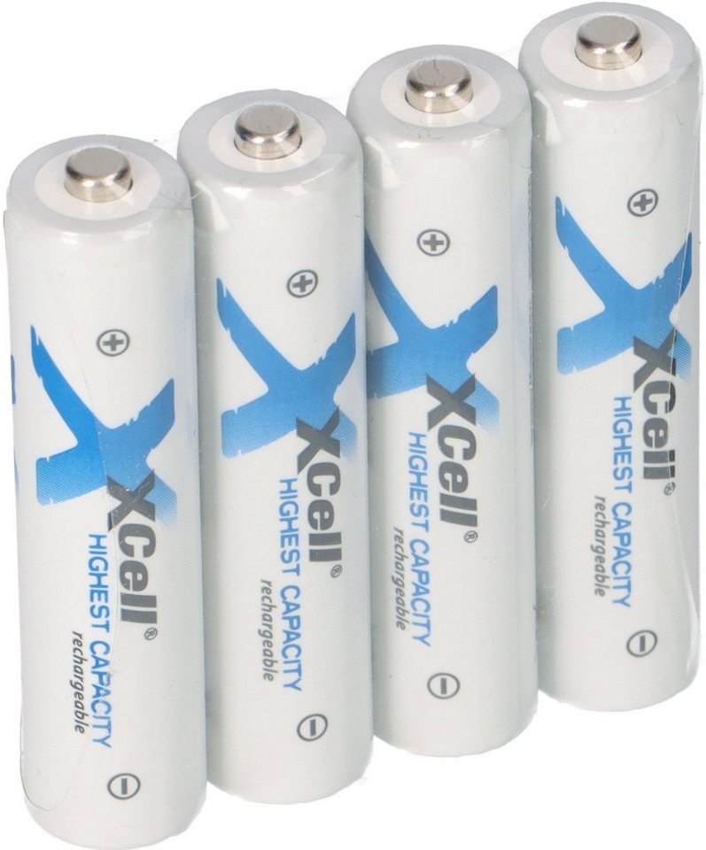 XCell 4x XCell Micro AAA Akku Ni-MH 1,2V 1150mAh Akku XCell 4x XCell Micro AAA Akku Ni-MH 1,2V 1150mAh Akku von XCell