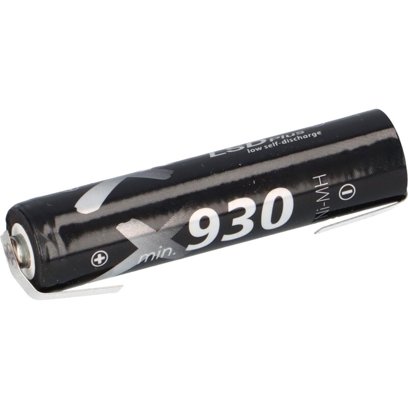 XCell AAA Micro Akku LSD Plus Ni-MH 1,2V 930 mAh U Lötfahne low self-discharge XCell AAA Micro Akku LSD Plus Ni-MH 1,2V 930 mAh U Lötfahne low self-discharge von XCell