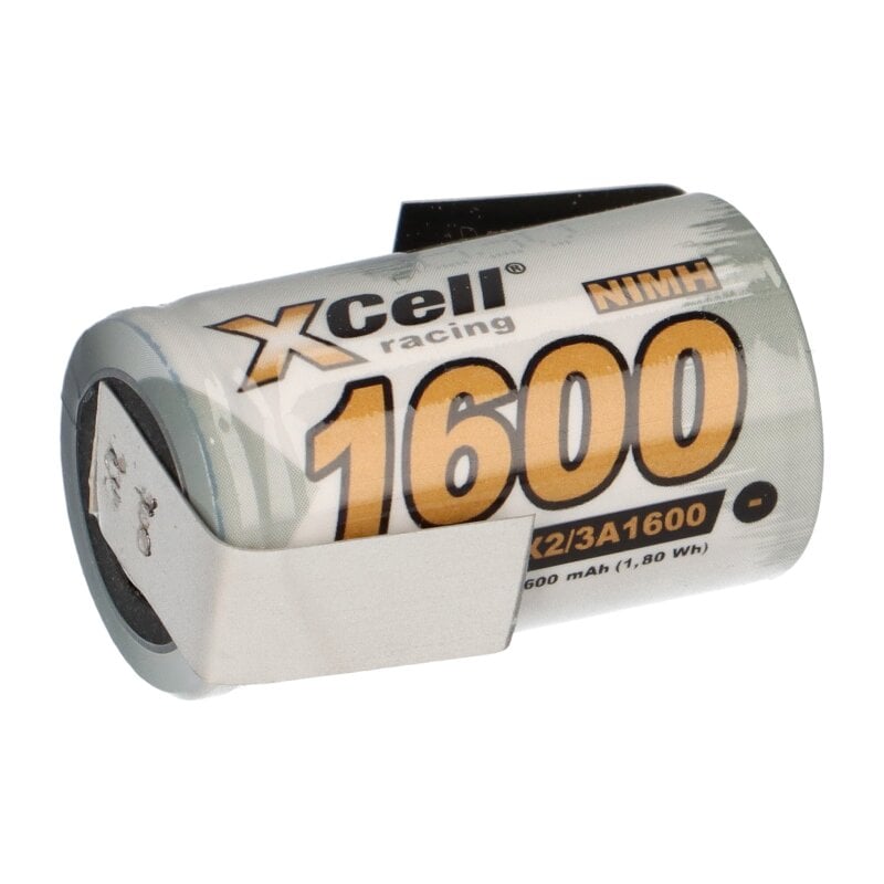 XCell Akku 2/3 A 1,2V / 1600mAh X2/3A1600 Z-Lötfahne von XCell