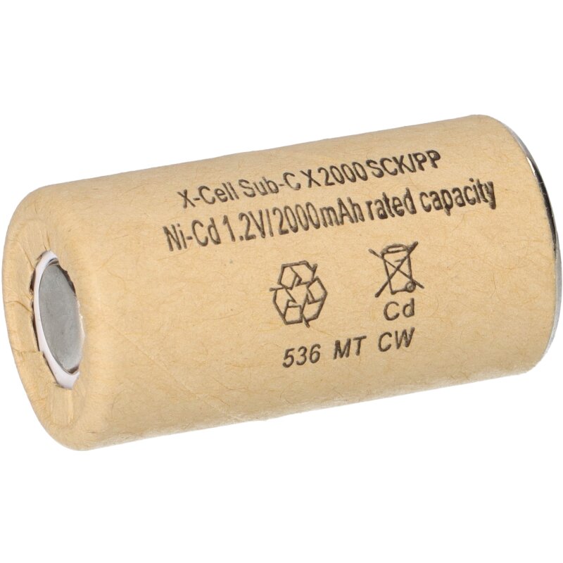 XCell Akku Sub-C 1,2V / 2000mAh 2000SCK/PP von XCell