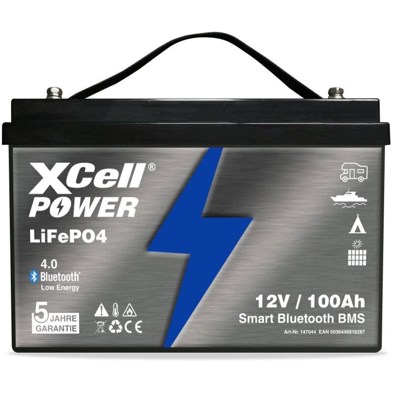 XCell LiFePO4 Akku 12V / 100Ah Pro Ultimate inkl. Bluetooth von XCell
