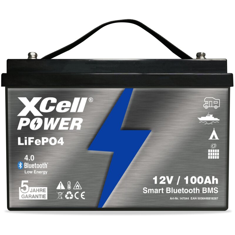 XCell LiFePO4 Akku 12V / 100Ah Pro Ultimate inkl. Bluetooth XCell LiFePO4 Akku 12V / 100Ah Pro Ultimate inkl. Bluetooth von XCell