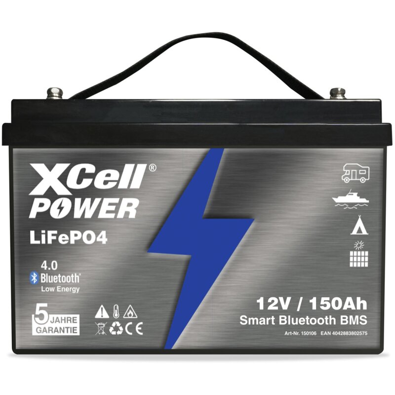 XCell LiFePO4 Akku 12V 150Ah Pro Ultimate mit Bluetooth XCell LiFePO4 Akku 12V 150Ah Pro Ultimate mit Bluetooth von XCell
