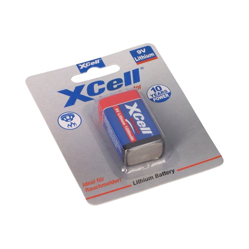 XCell Lithium 9V Block 1200 mAh 6AM6 1er Blister XCell Lithium 9V Block 1200 mAh 6AM6 1er Blister von XCell