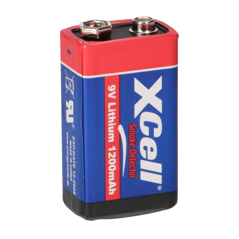 XCell Lithium Batterie 9V-Block 1200 mAh CR9V/P von XCell