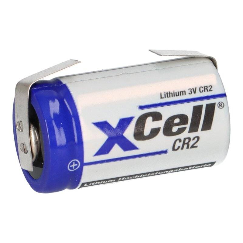 XCell Photobatterie CR2 Lithium 3V / 850mAh U-Lötfahne von XCell
