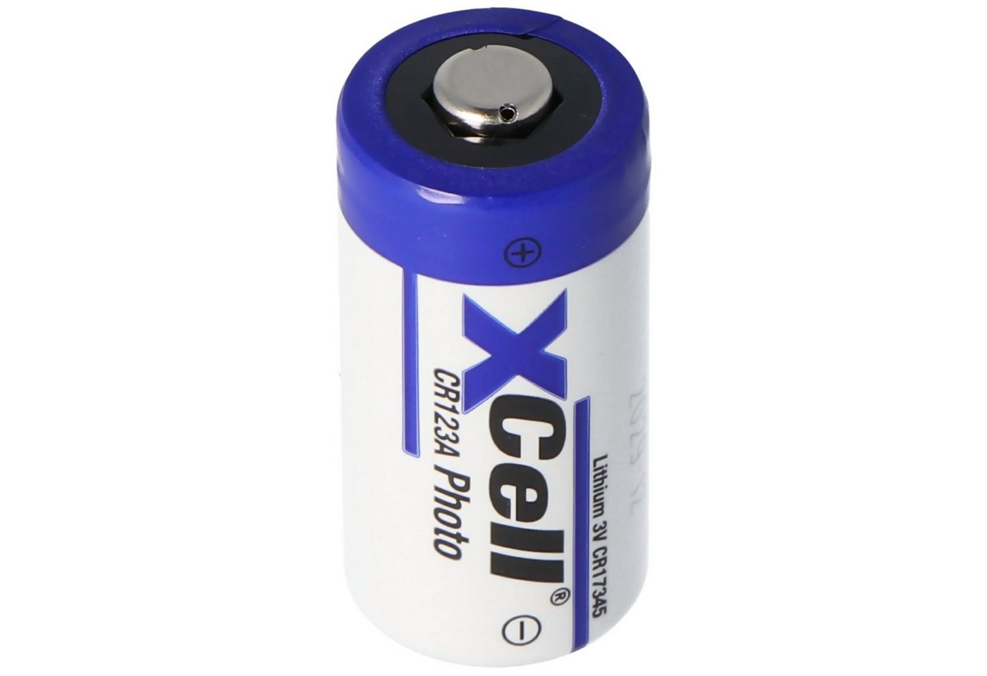 XCell XCell Photobatterie CR123A Lithium Batterie 3 Volt max. 1550mAh, 34,5 Fotobatterie, (3,0 V) von XCell