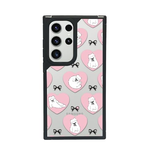 XCuihulle Handyhülle Samsung Galaxy S24 Plus Transparent Hülle Süße Katze Cartoon Muster Design Mode Ultra Dünn Schutzhülle Hart PC Rückseite Handytasche Stoßfest TPU Bumper Clear Case Cover-Rosa XCuihulle Handyhülle Samsung Galaxy S24 Plus Transparent Hülle Süße Katze Cartoon Muster Design Mode Ultra Dünn Schutzhülle Hart PC Rückseite Handytasche Stoßfest TPU Bumper Clear Case Cover-Rosa von XCuihulle