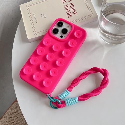 XCuihulle Handykette für iPhone 11 pro max Hülle mit Armband, Handyhülle mit Kordel Silikon Schutzhülle mit Saugnap Umhängen Cover Lanyard Case für iPhone 11 pro max 6.5" Rose rot XCuihulle Handykette für iPhone 11 pro max Hülle mit Armband, Handyhülle mit Kordel Silikon Schutzhülle mit Saugnap Umhängen Cover Lanyard Case für iPhone 11 pro max 6.5" Rose rot von XCuihulle