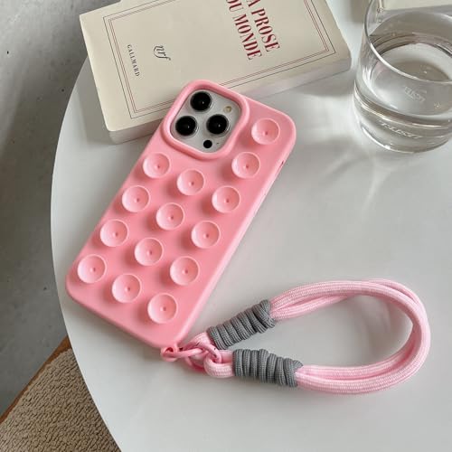 XCuihulle Handykette für iPhone 13 Hülle mit Armband, Handyhülle mit Kordel Silikon Schutzhülle mit Saugnap Umhängen Cover Lanyard Case für iPhone 13 6.1" Rosa XCuihulle Handykette für iPhone 13 Hülle mit Armband, Handyhülle mit Kordel Silikon Schutzhülle mit Saugnap Umhängen Cover Lanyard Case für iPhone 13 6.1" Rosa von XCuihulle
