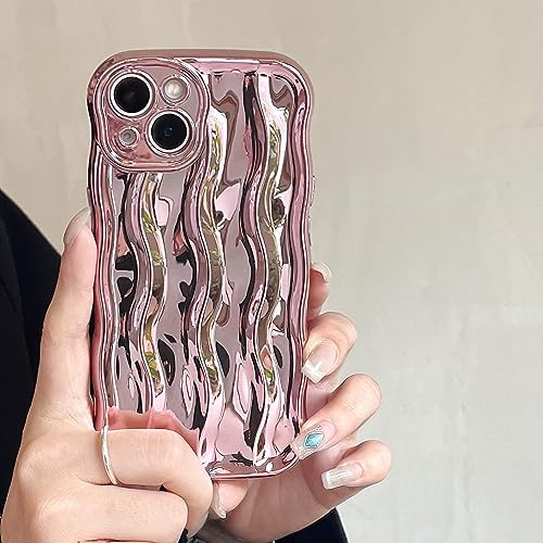 XCuihulle Hülle für iPhone 16 Handyhülle, Weiche Silikon Schutzhülle Niedliche Hülle mit Kameraschutz 3D Wellenform Stoßfeste Bumper Case für Mädchen Hellrosa XCuihulle Hülle für iPhone 16 Handyhülle, Weiche Silikon Schutzhülle Niedliche Hülle mit Kameraschutz 3D Wellenform Stoßfeste Bumper Case für Mädchen Hellrosa von XCuihulle