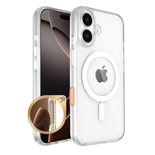 XCuihulle Magnetisch für iPhone 16 Plus Hülle mit Camera Control Button Durchscheinende Handyhülle Anti-Yellowing Schutzhülle TPU Rahmen PC Hardcase Robust Kameraknopf Case Cover Transparent XCuihulle Magnetisch für iPhone 16 Plus Hülle mit Camera Control Button Durchscheinende Handyhülle Anti-Yellowing Schutzhülle TPU Rahmen PC Hardcase Robust Kameraknopf Case Cover Transparent von XCuihulle