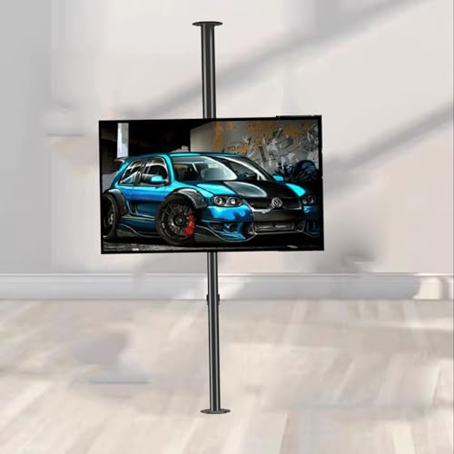 360-Grad-Drehrahmen - Drehbares Trennwandgestell, Drehbarer Tv-Schrank, Drehbare Basis, 32-75-Zoll-Led-Bildschirm, LCD-Tv-Bodenständer, 110,135 cm 360-Grad-Drehrahmen - Drehbares Trennwandgestell, Drehbarer Tv-Schrank, Drehbare Basis, 32-75-Zoll-Led-Bildschirm, LCD-Tv-Bodenständer, 110,135 cm von XDAWQP