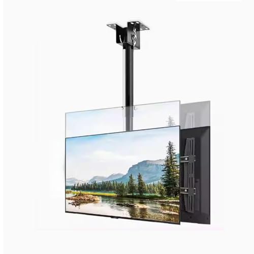 360°-Rundumdrehung des Doppelseitigen Tv-Aufhängers Für Doppelbildschirme - Höhenverstellbare Teleskop-Tv-Halterung Für 50-75-Zoll-Fernseher, Neigbare Tv-Deckenhalterung Mit Verstellbarer Neigung, Pa von XDAWQP