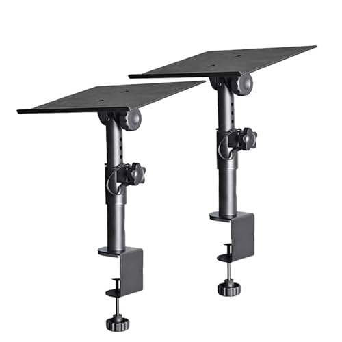 Audio-Rack, Vergrößerte Metall-Schreibtisch-Klemmhalterung, Lautsprecherhalterung, Desktop-Feste Audio-Lift-Halterung, HiFi-Surround-Monitor-Lautsprecher, Medienschrank Audio-Rack, Vergrößerte Metall-Schreibtisch-Klemmhalterung, Lautsprecherhalterung, Desktop-Feste Audio-Lift-Halterung, HiFi-Surround-Monitor-Lautsprecher, Medienschrank von XDAWQP