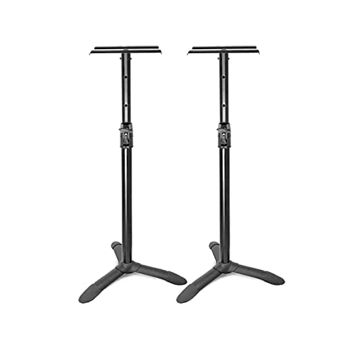 Audio-Rack-Stativ-Lautsprecherständer Professionelles Lift-Stativ Metallboden-Surround-Desktop-Monitor Ktv-Audiohalterung Medienschrank von XDAWQP