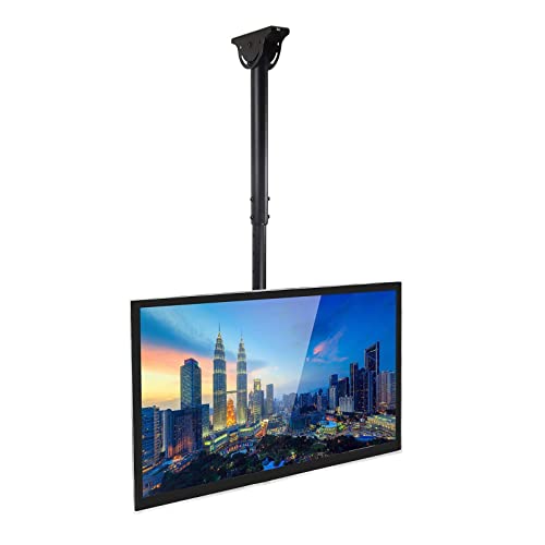 Decken-Tv-Halterung, Hängende Schwenkbare Tv-Halterung, Für Flache/Gebogene Displays, Passend Für Die Meisten 37-80 Zoll LCD-Led-Fernseher, Tv-Stangenhalterung Für Flache/Schräge Decken, Max. Vesa 60 Decken-Tv-Halterung, Hängende Schwenkbare Tv-Halterung, Für Flache/Gebogene Displays, Passend Für Die Meisten 37-80 Zoll LCD-Led-Fernseher, Tv-Stangenhalterung Für Flache/Schräge Decken, Max. Vesa 60 von XDAWQP