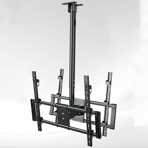 Doppelseitige Deckenhalterung Für Tv – Verstellbare, Neigbare Deckenhalterung Für Tv – Neig- Und Drehbarer Tv-Ständer Für 50-80-Zoll-Bildschirme, Hält Tv-Ständer Für 2 Bildschirme, Montage An Decken Doppelseitige Deckenhalterung Für Tv – Verstellbare, Neigbare Deckenhalterung Für Tv – Neig- Und Drehbarer Tv-Ständer Für 50-80-Zoll-Bildschirme, Hält Tv-Ständer Für 2 Bildschirme, Montage An Decken von XDAWQP