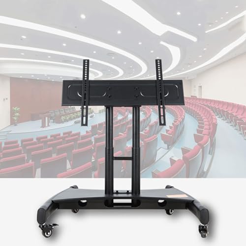 Höhenverstellbarer Mobiler Tv-Halterungsständer – Robuster Tv-Wagenständer, Mobiler Tv-Wagen Auf Rädern, Monitorwagen Mit Niedriger Höhe, Für 32-70 Zoll Flache Curved-Screen-Tvs, Mit Kabelmanagement, Höhenverstellbarer Mobiler Tv-Halterungsständer – Robuster Tv-Wagenständer, Mobiler Tv-Wagen Auf Rädern, Monitorwagen Mit Niedriger Höhe, Für 32-70 Zoll Flache Curved-Screen-Tvs, Mit Kabelmanagement, von XDAWQP